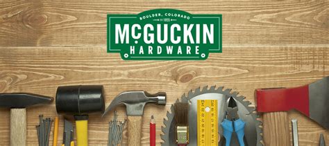 Mcguckin's hardware store - McGuckin Hardware contact info: Phone number: (303) 443-1822 Website: www.mcguckin.com What does McGuckin Hardware do? Founded in 1955, McGuckin Hardware is an independent, family-owned hardware store in Boulder, Colorado.